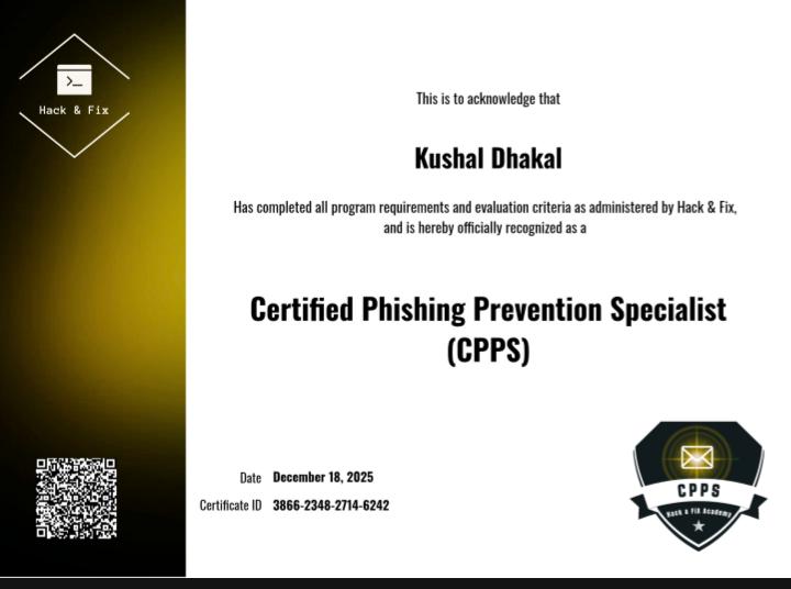 CPPS Certification